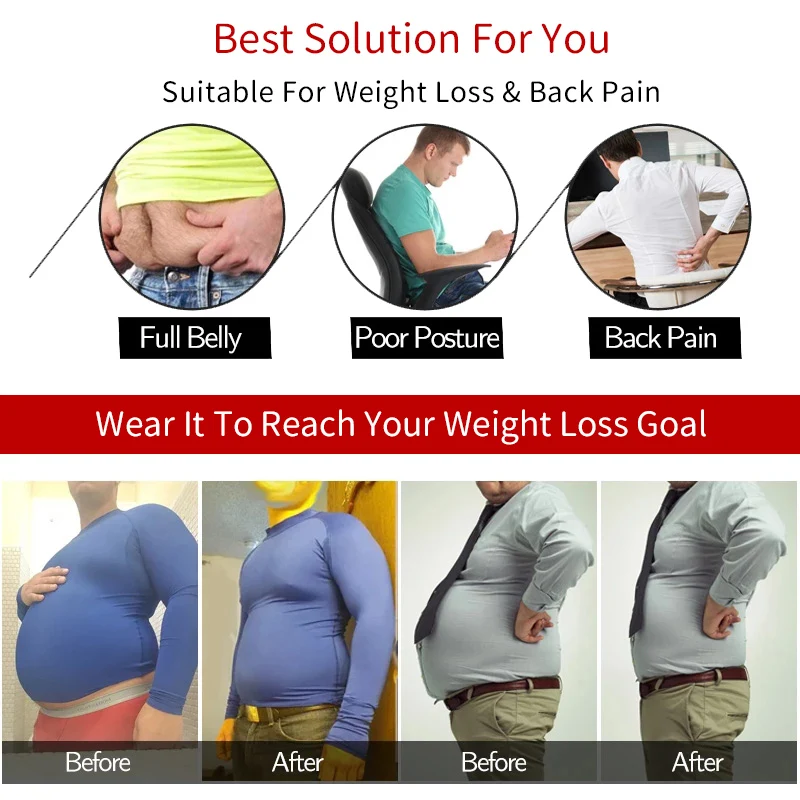 Men Slimming Body Shaper Compression Shirt Gynecomastia Slim Shapewear Belly Shapers Tummy Reducing Tops Waist Trainer Shapewear thumbnail 6