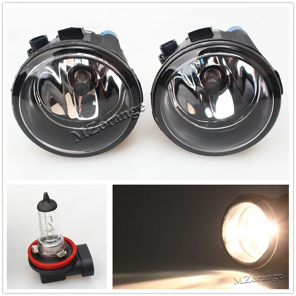 LED Halogen Fog Light Cover For Mitsubishi Outlander 2013-2015 Cover Grill Bezel Silver Black Frame Shell Car Accessories thumbnail 5