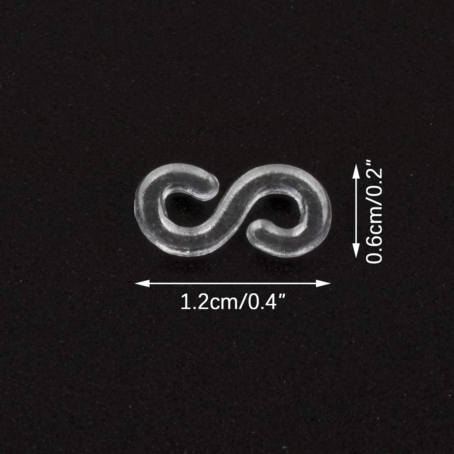 200pcs Plastic S Clips Loom Band Clips S Shape Clips Mini Transparent Bracelet Connectors for DIY Bracelets Making Refill Kit thumbnail 6