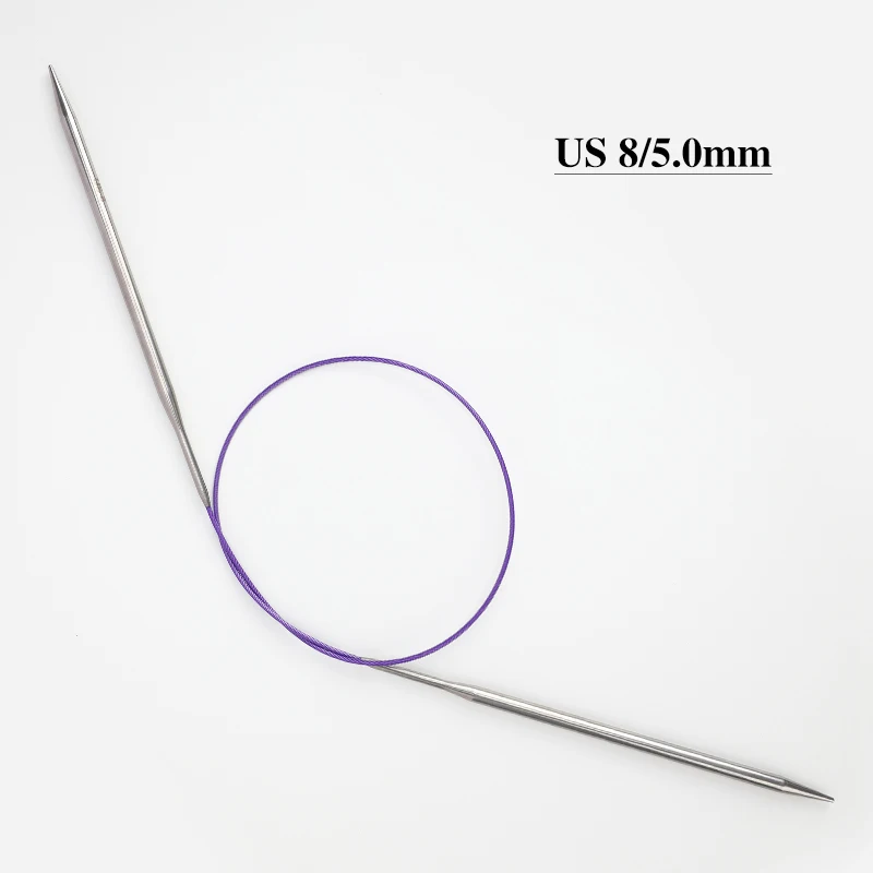 Hot 1Pcs Stainless Steel Circular Knitting Needle 65Cm Tube Smooth Crochet Needles for Knitting DIY Weaving Sewing Tools 2026 thumbnail 3
