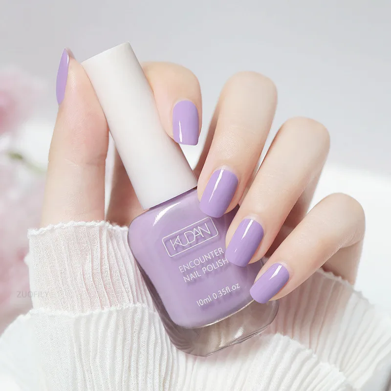 10ml Water-based Nail Polish Long Lasting Tearable Quick Dry No Bake Semi-permanent Varnish DIY Fashion Manicure 40 Color thumbnail 3