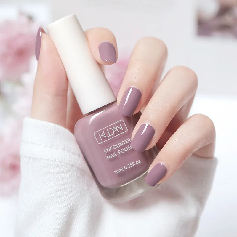 10ml Water-based Nail Polish Long Lasting Tearable Quick Dry No Bake Semi-permanent Varnish DIY Fashion Manicure 40 Color thumbnail 5