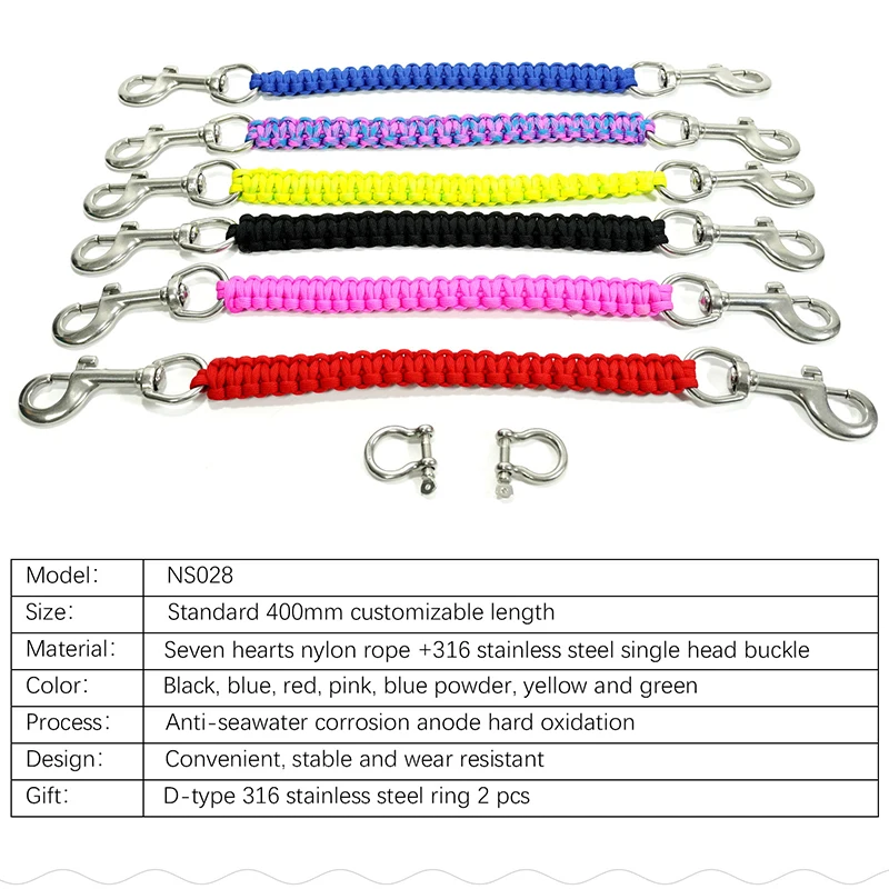 Scuba Diving Camera Handle Rope Lanyard Strap Carrier Gopro Sony Canon Housing Light Holder Underwater Photography Accessory thumbnail 2