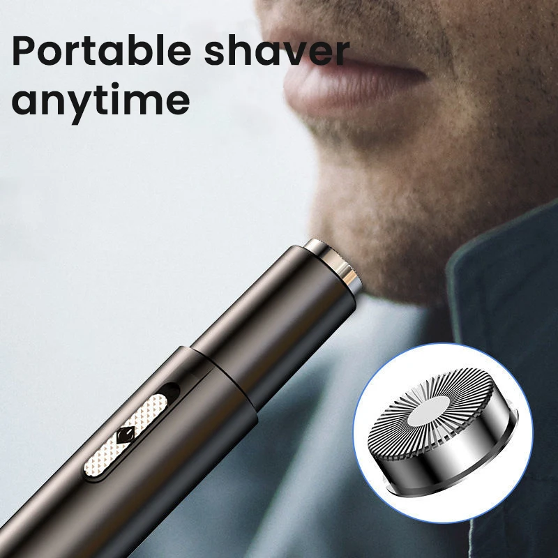 Electric Nose Hair Clipper Rechargeable Multi-kinetic Shaving Two-in-one Unisex Fully Automatic Washable   Trimmer thumbnail 2