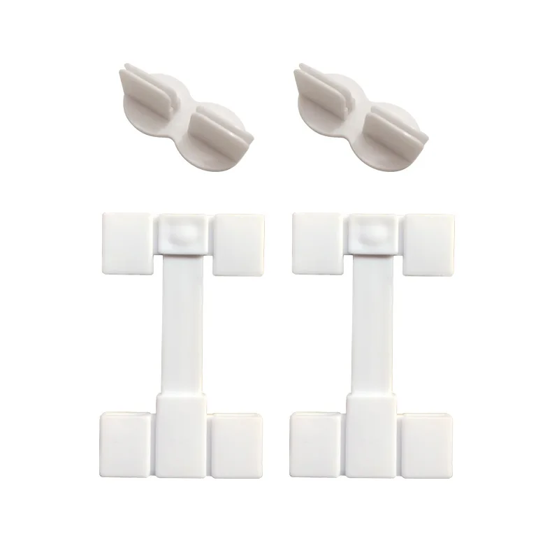 4Pcs/Lot Drawer Partition Accessories Extension Buckle Fixed Clip Drawer DIY Storage Clapboard Divider Sock Underwear Organizer thumbnail 4