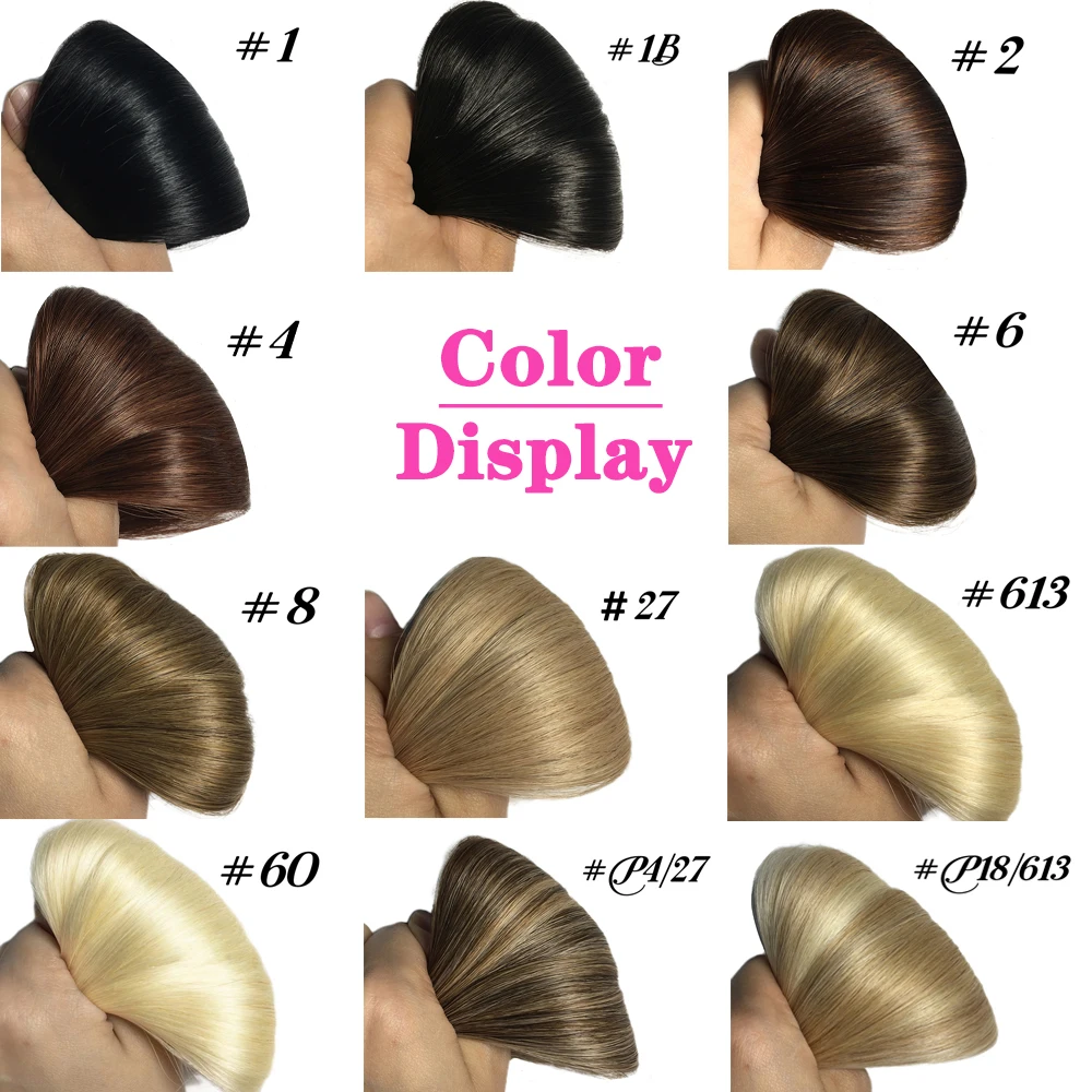 Tape In Straight Human Hair Extensions Brazilian Hair Adhesive Extensions Skin Weft Black Brown 100% Real Human Hair for Women thumbnail 6