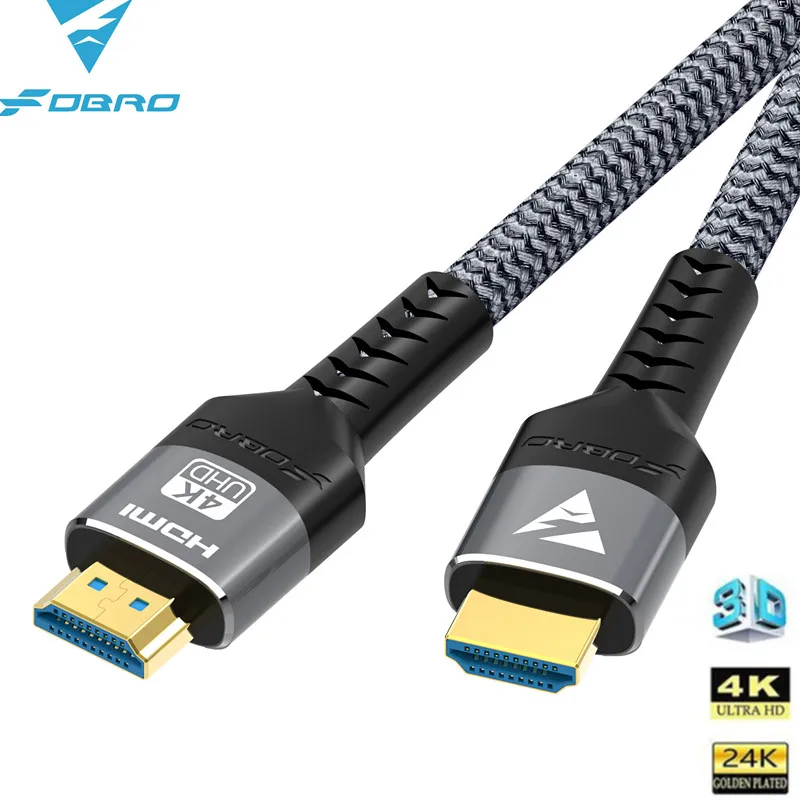 8K HDMI-Compatible Cable 4K@120Hz 8K@60Hz HDMI 2.1 Cable 48Gbps Adapter For RTX 3080 eARC HDR Video Cable PC Laptop TV box PS5 thumbnail 2
