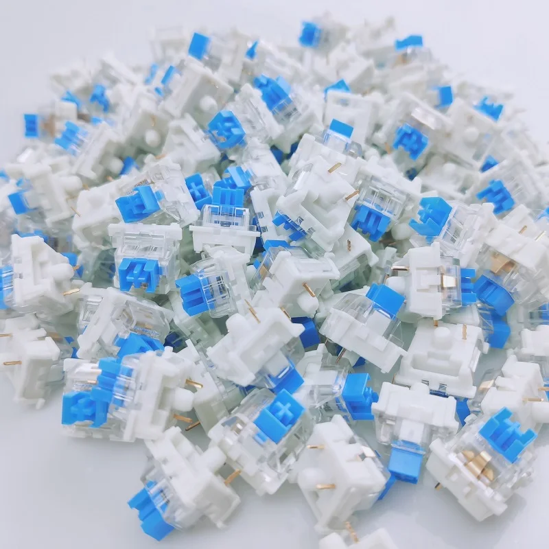 Outemu Switches Mechanical Keyboard Black Blue Brown Red Key Switch for CIY Sockets SMD 3pin Thin pins Compatible with MX Switch thumbnail 5