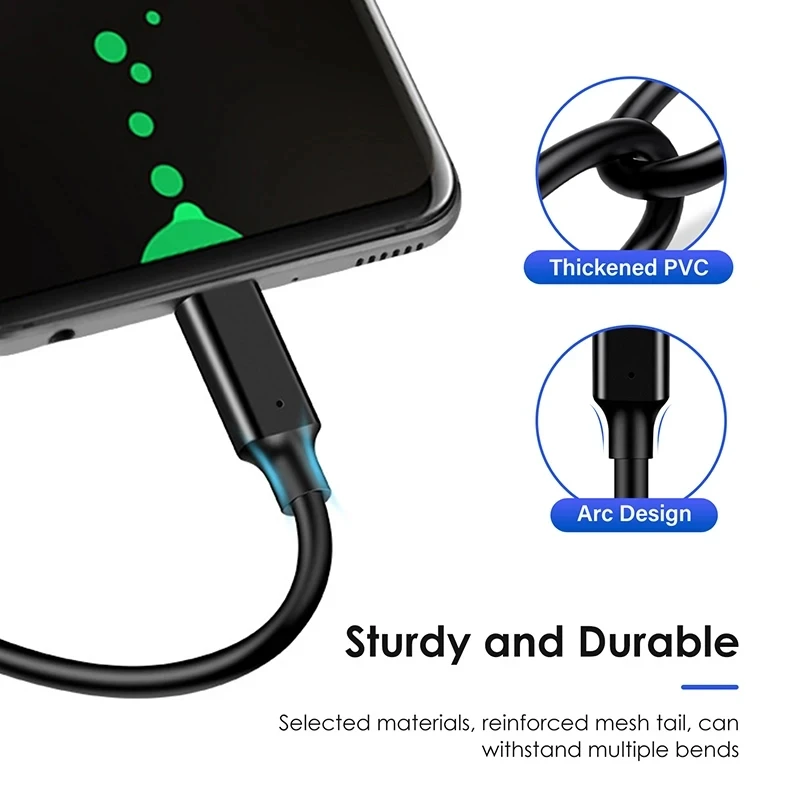 USB 3.2 10Gbps Type C Cable USB A to Type-C 3.2 Gen2 Cable Data Transfer USB C SSD Hard Disk Cable 3A 60W QC 3.0 Fast Charging thumbnail 5