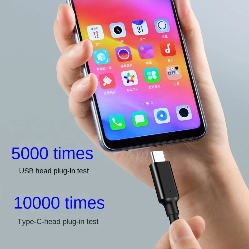 USB 3.2 10Gbps Type C Cable USB A to Type-C 3.2 Gen2 Cable Data Transfer USB C SSD Hard Disk Cable 3A 60W QC 3.0 Fast Charging thumbnail 4