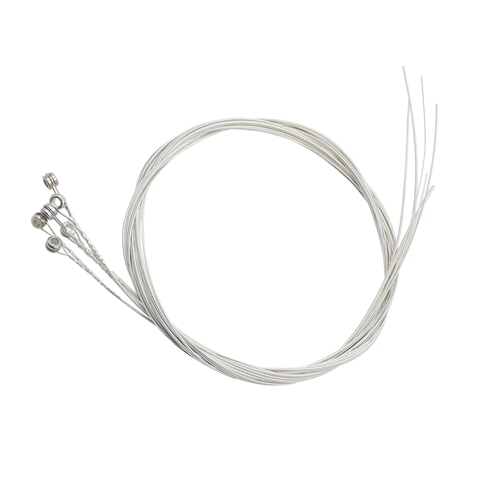 6Pcs/Set Acoustic Guitar Strings A104  Stainless Steel Mercerized Strings Silver Plated Copper Alloy Wound Guitar Accessories thumbnail 4