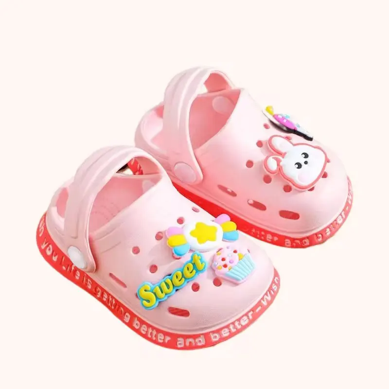 Summer Kids ShoesSandals Hole Children's Shoes Slippers Soft Anti-Skid Cartoon Design Hole Baby Shoes Sandy Beach For Boys Girls thumbnail 3