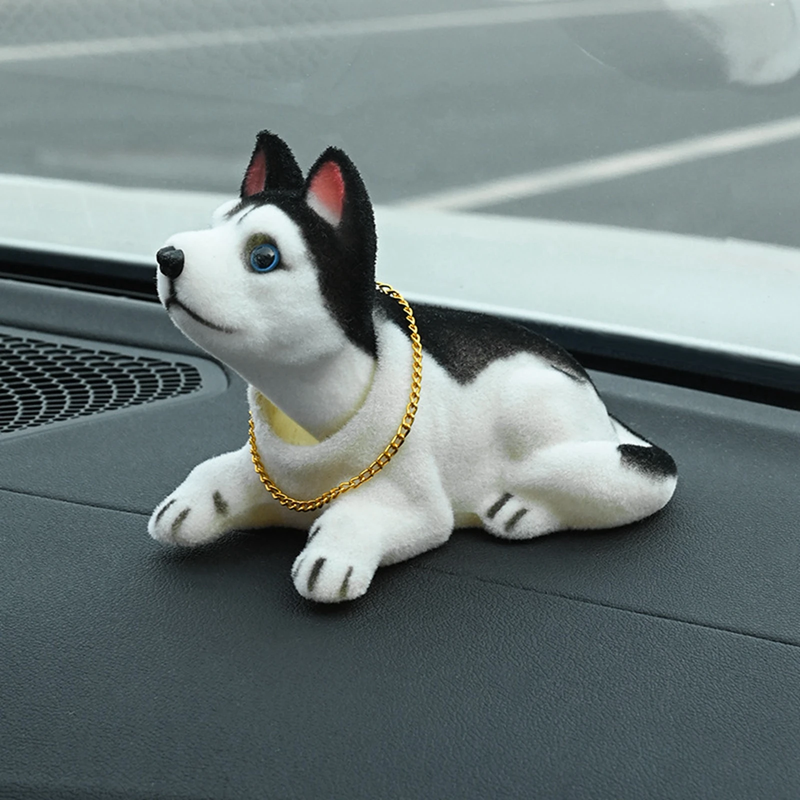 Creative Bobble Head Dog Figure Ornament Statue Cute Shaking Head Dog Car Ornament for Car Dashboard Tabletop Decoration Bobbing thumbnail 4