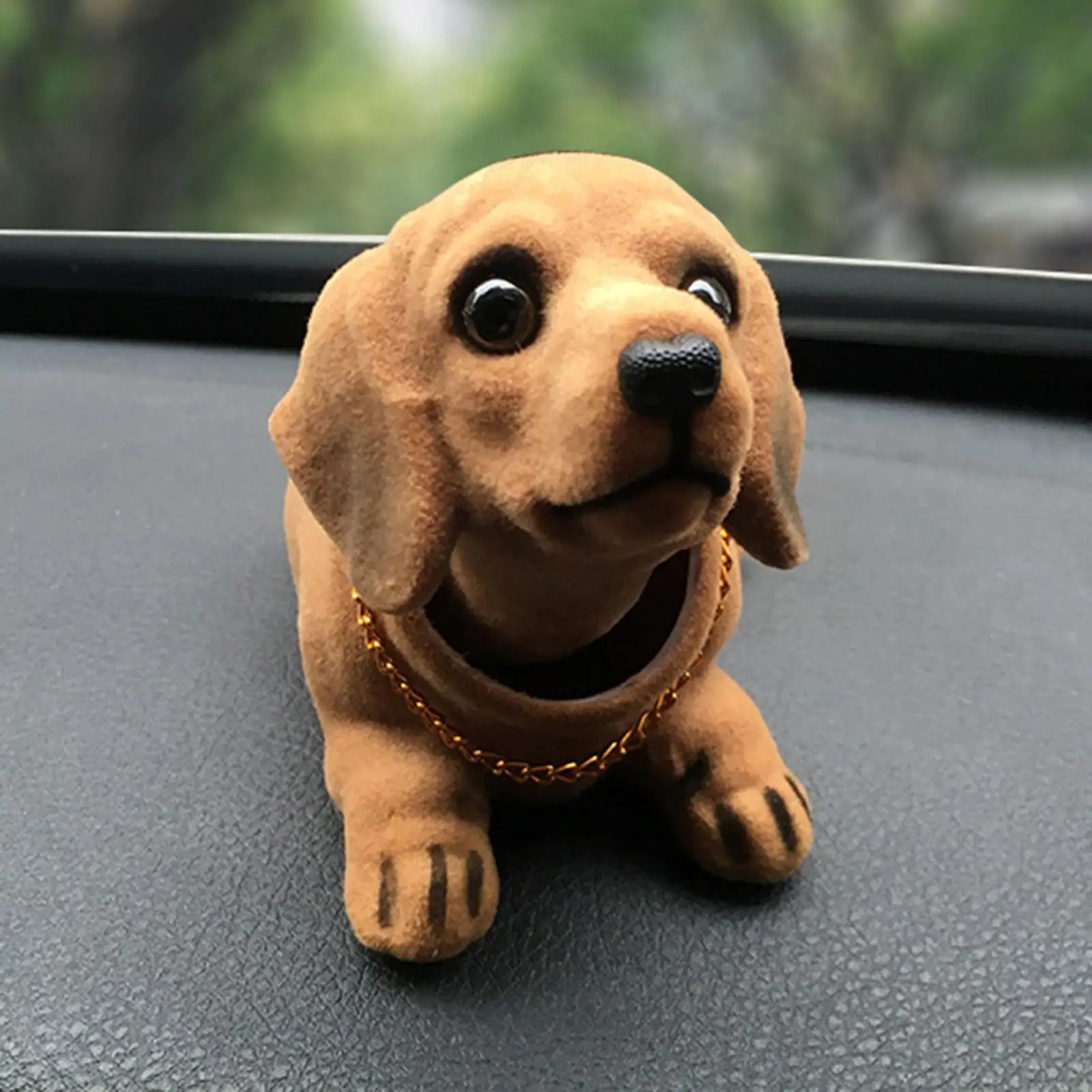 Creative Bobble Head Dog Figure Ornament Statue Cute Shaking Head Dog Car Ornament for Car Dashboard Tabletop Decoration Bobbing thumbnail 5