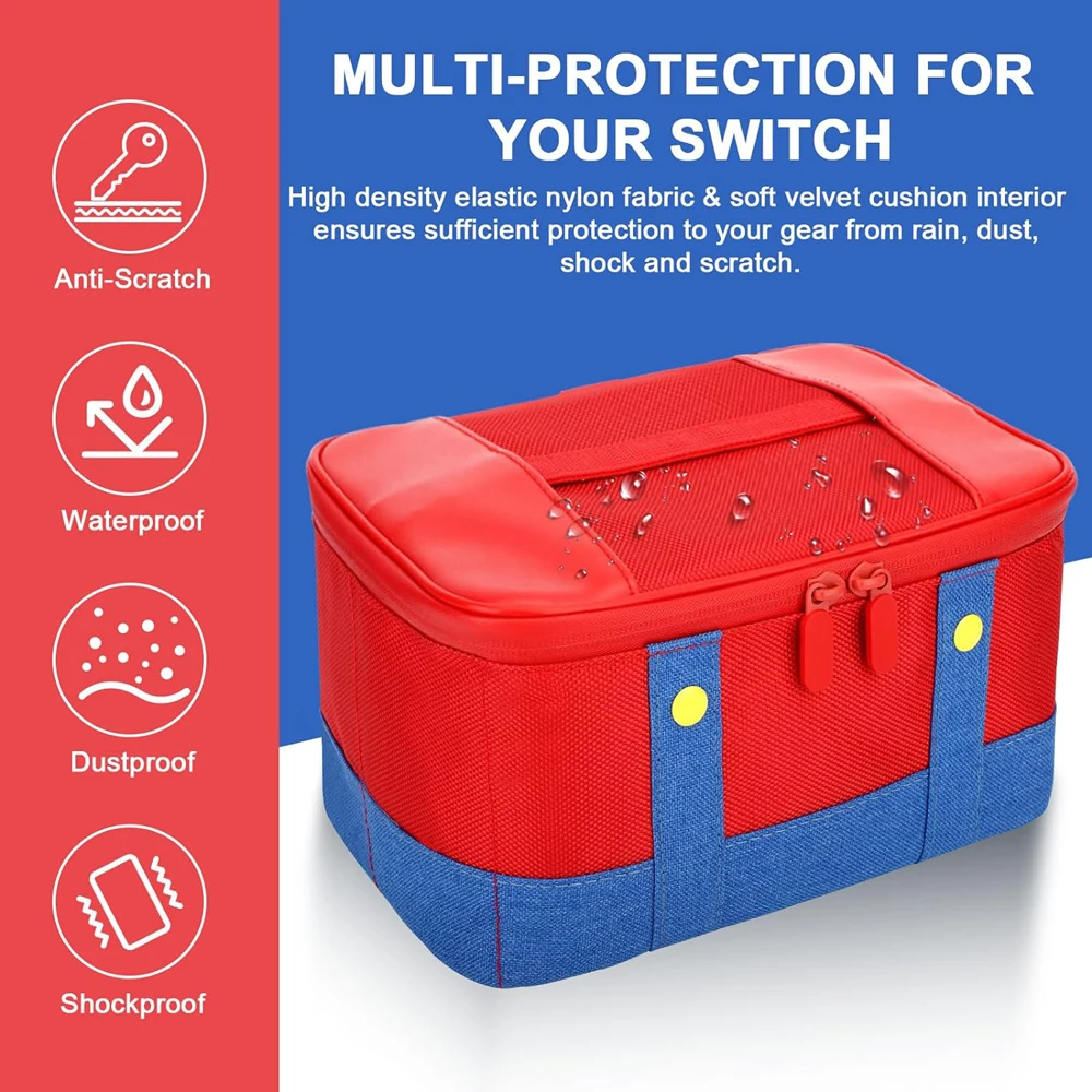 Large Carrying Protective Case for Nintendo Switch OLED Console Pro Controller Travel Storage Bag Case For Switch Accessories thumbnail 3
