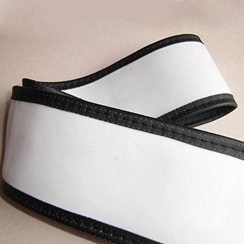 Hand Sewing Universal PU Leather Car Steering Wheel Cover for 37 - 38 cm 14.5"-15" Non-Slip M Size Woven Car Styling Wrap thumbnail 4