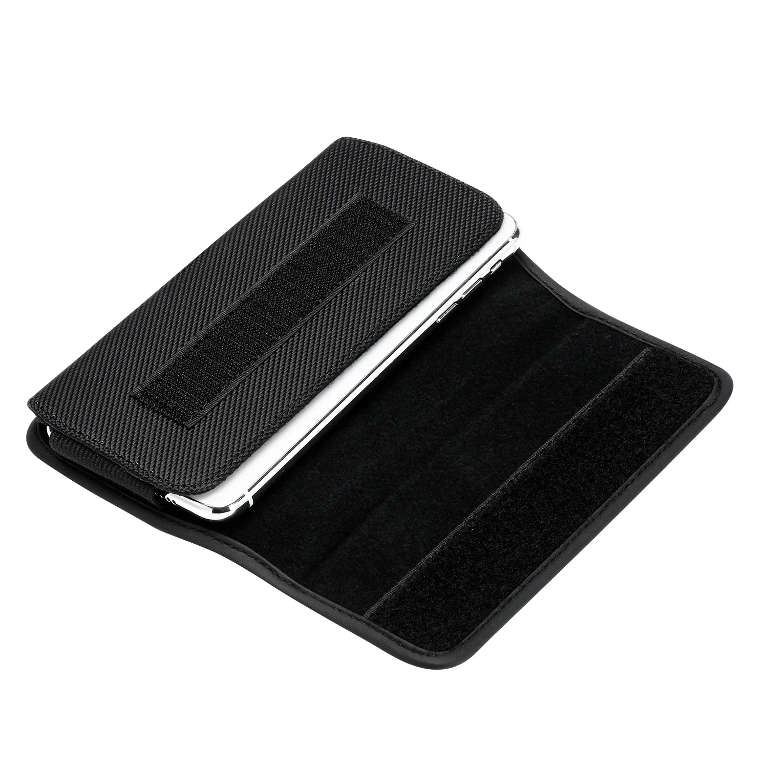 Phone Holster Case Nylon Cell Phone Belt Clip 3.5-6.3 inch  Pouch Carrying Case Waist Bag for iPhone 13 12 Samsung Galaxy Xiaomi thumbnail 4