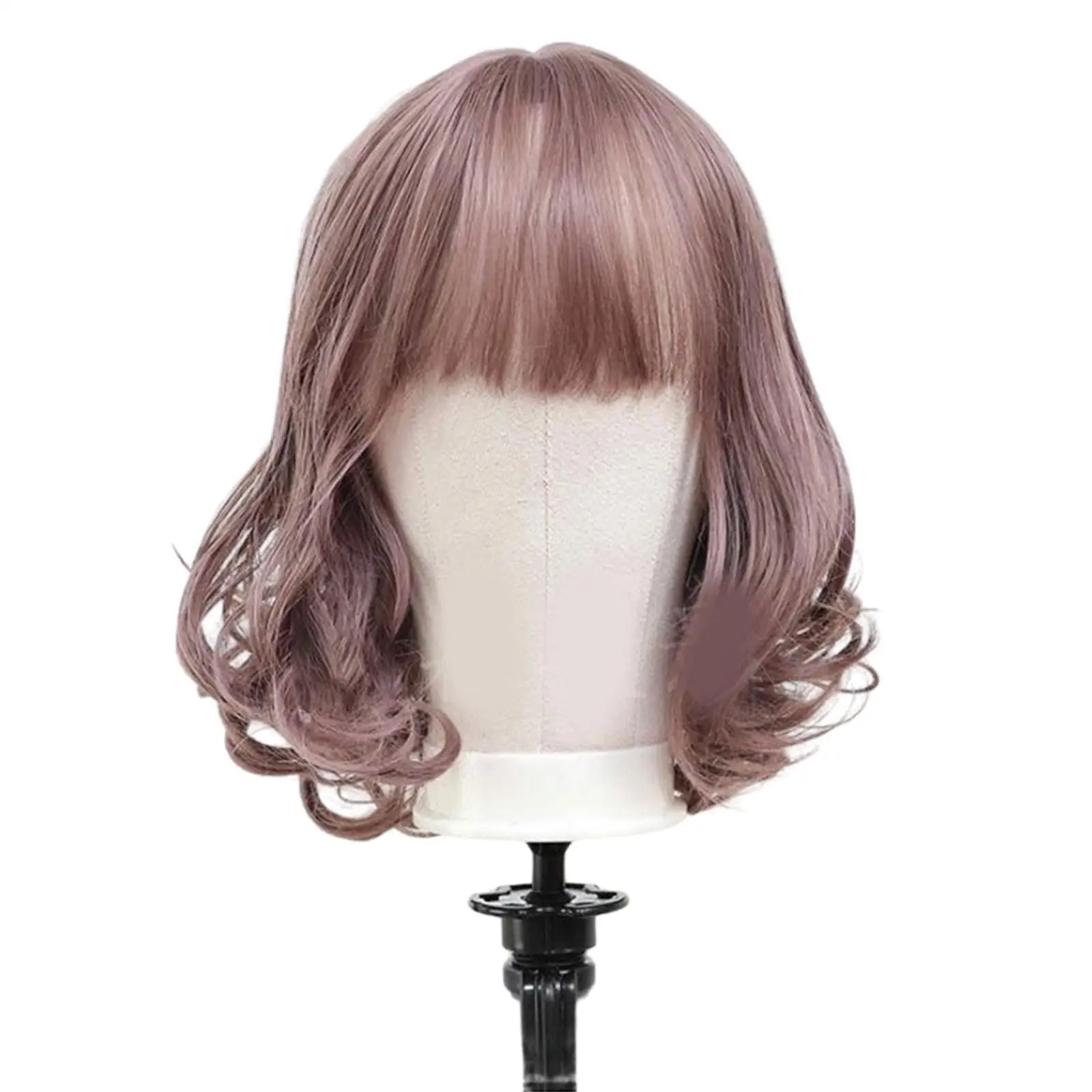 22'' Canvas Mannequin Wig Manikin Hats Caps Display Canvas Cork Block Mannequin Head Model + Detachable Wood Stand thumbnail 3