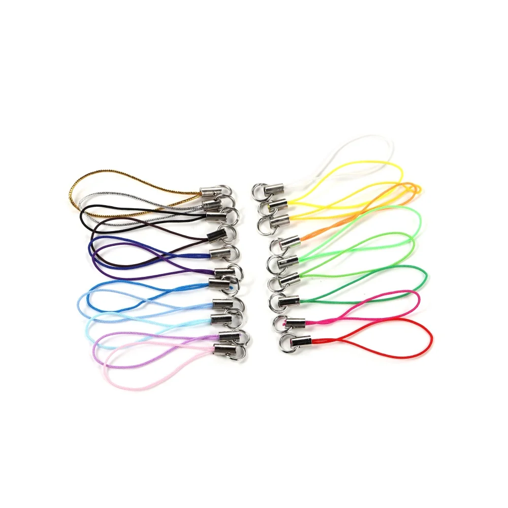 20/50/100Pcs Lanyard Lariat Strap Cords Lobster Clasp Rope Keychain Hooks Mobile Set Charms Keyring Pendant Key Ring Accessories thumbnail 3