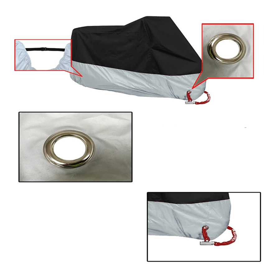 Brand New S M L XL 2XL 3XL 4XL Universal Outdoor UV Protector Waterproof Motorcycle Cover Bache Funda Moto Scooter Bycicle Case thumbnail 5