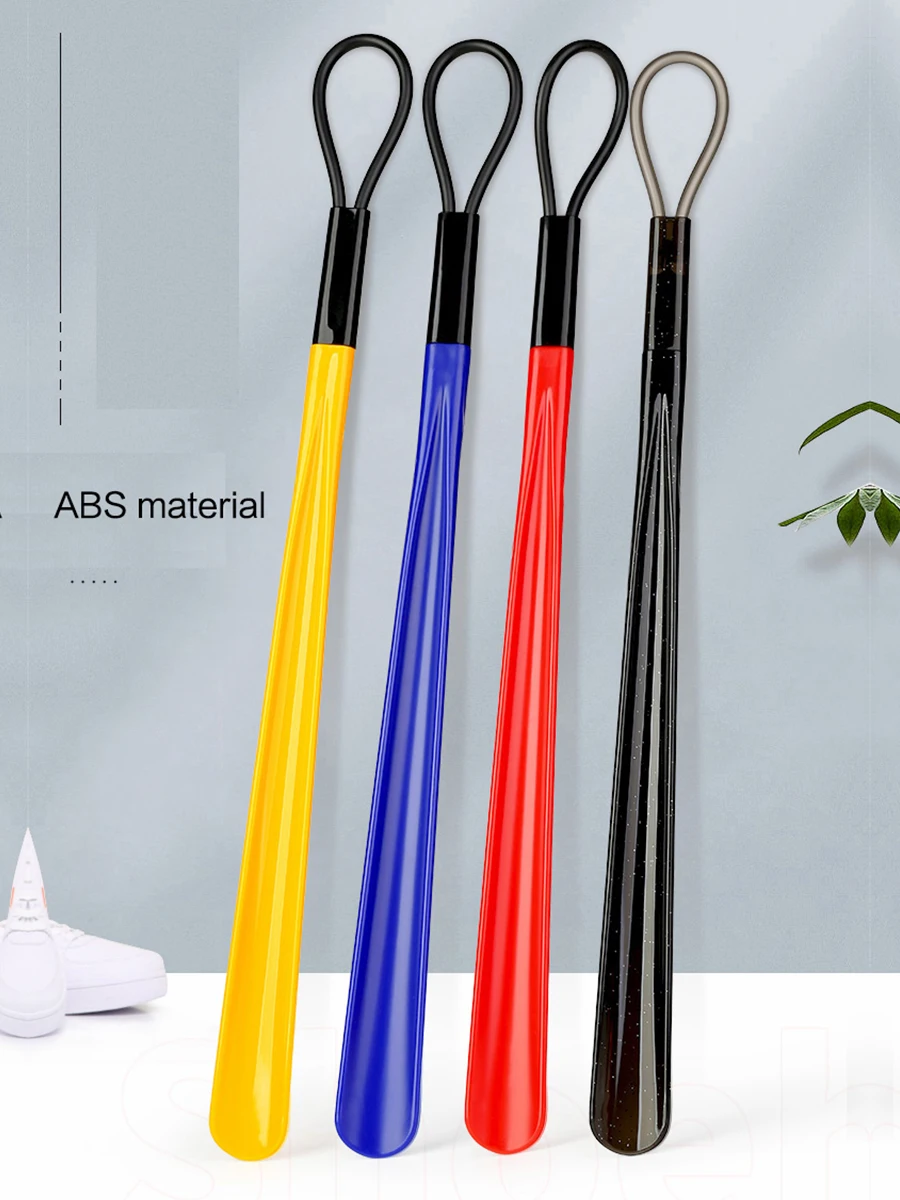 62cm Professional Top Grade ABS Plastic Shoe Horn Long Handle Shoehorn Useful Shoe Lifter Hook Up Shoe Spoon Home Pregnant Tools thumbnail 6