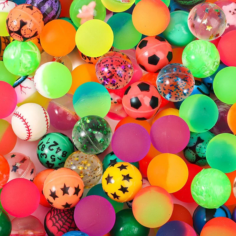 Rubber Bouncy Balls Party Favors For Kids Birthday Gifts Classroom Prize 27MM Balle Rebondissante Vending Machine Toys thumbnail 5