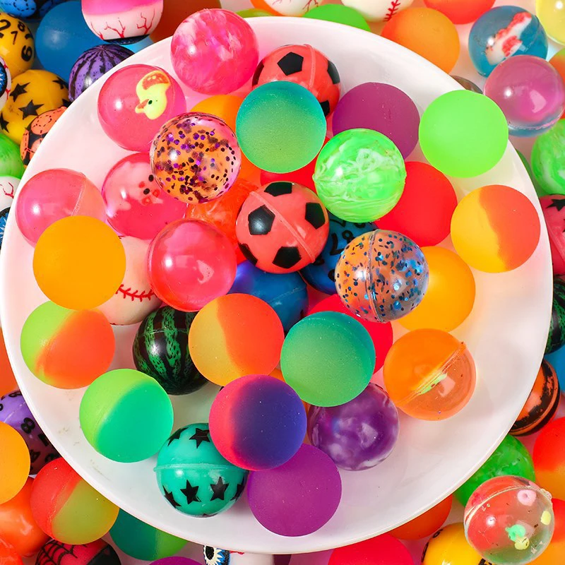 Rubber Bouncy Balls Party Favors For Kids Birthday Gifts Classroom Prize 27MM Balle Rebondissante Vending Machine Toys thumbnail 4