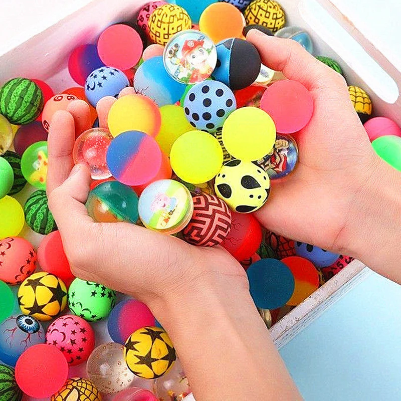 Rubber Bouncy Balls Party Favors For Kids Birthday Gifts Classroom Prize 27MM Balle Rebondissante Vending Machine Toys thumbnail 3