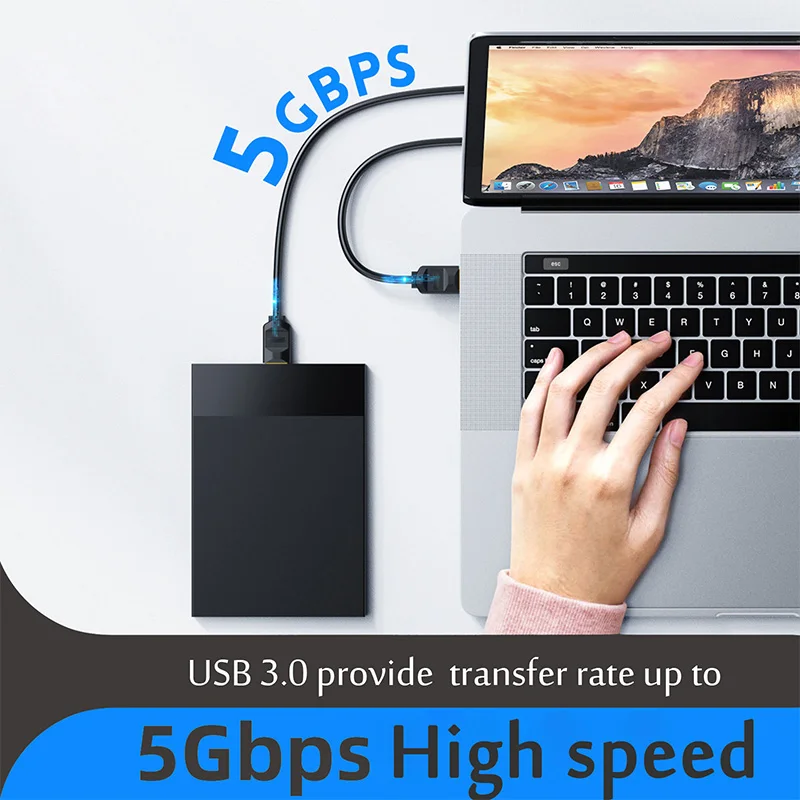USB 3.0 / 2.0  Extension Cable Male to Female Extender Cable Fast Speed USB 3.0/2.0 Extended for laptop PC USB 3.0 Extension thumbnail 4