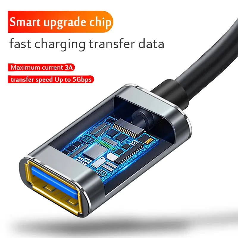 USB 3.0 / 2.0  Extension Cable Male to Female Extender Cable Fast Speed USB 3.0/2.0 Extended for laptop PC USB 3.0 Extension thumbnail 2