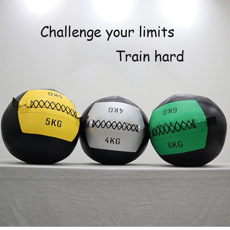 Medicine Wall Ball For Core Training Throwing Boucing Slam Cross Trainer Home Outdoor Use Dia 35cm Load 2 -15kg Empty thumbnail 4