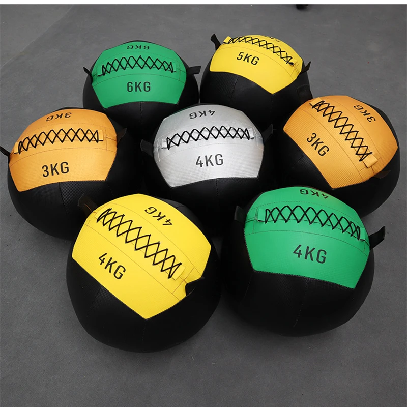 Medicine Wall Ball For Core Training Throwing Boucing Slam Cross Trainer Home Outdoor Use Dia 35cm Load 2 -15kg Empty thumbnail 5