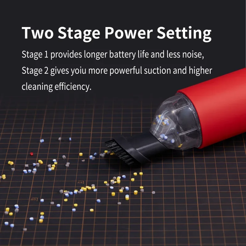 DSPIAE HC-V Hand-held Electric Cordless Vacuum Cleaner Tool for Assembly Model Tools Hobby DIY Blow Suck Model Kits Tools thumbnail 3