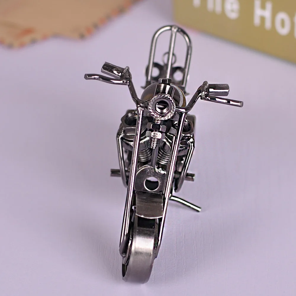 Creative Handcraft Metal Motorcycle Model Mini Motor Vehicles Diecast Metal Craft Best Collection Gifts Model Decoration Crafts thumbnail 4