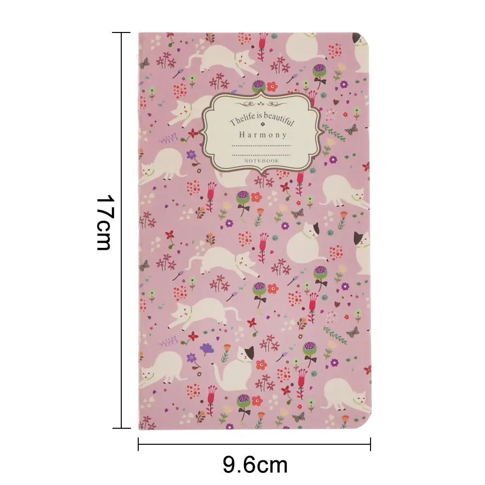 Floral Style Kraft Paper Notebook Vintage 48K Blank Notepad Retro Car Line Hand-painted Sketchbook Diarybook Stationery Supplies thumbnail 5