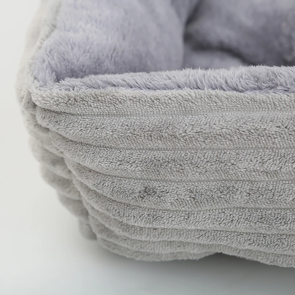 Bed for Dog Cat Pet Square Plush Kennel Medium Small Dog Sofa Bed Cushion Pet Calming Dog Bed House Pet Supplies Winter thumbnail 6