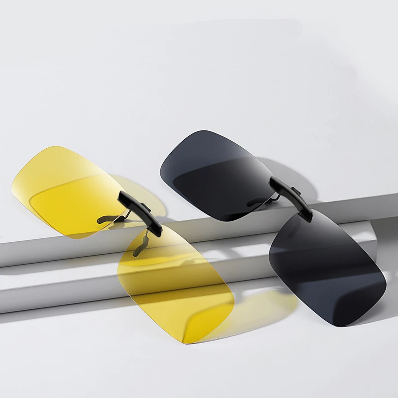 2022 New Clip-on Sunglasses Clips Tide Ultra-light Myopia Polarized Sunglass Clip-Up Fishing Anti-ultraviolet Set Mirror CK003 thumbnail 2