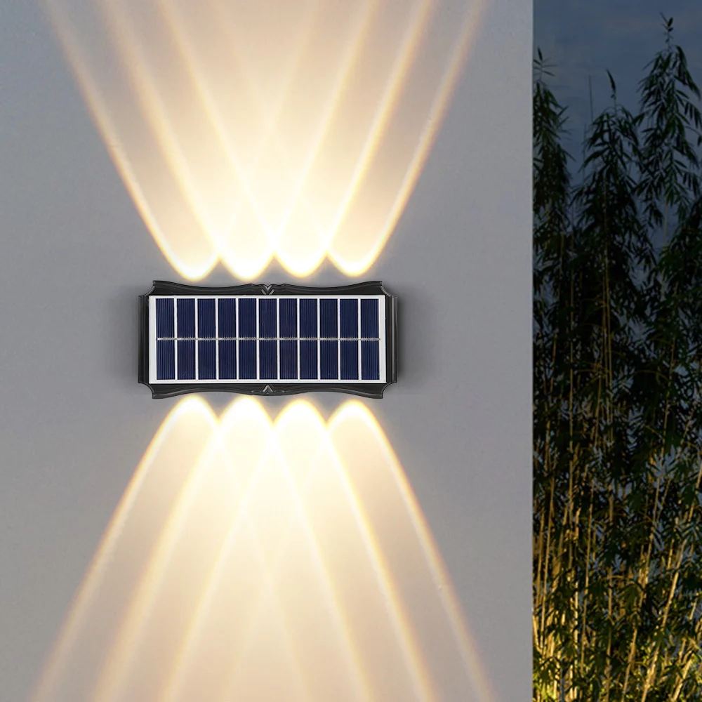 Solar Wall Light Led Courtyard Street Waterproof Exterior Garden Wall Lamp Solar Home Decoration House Outdoor LED Wall Lighting thumbnail 6