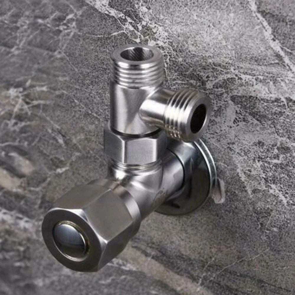 Toilet Diverter Valve Copper T Adapter T-Valve Diverter Valve Three-way Device Hole Water Pipe For Bath Bidet Sprayer Shower thumbnail 6