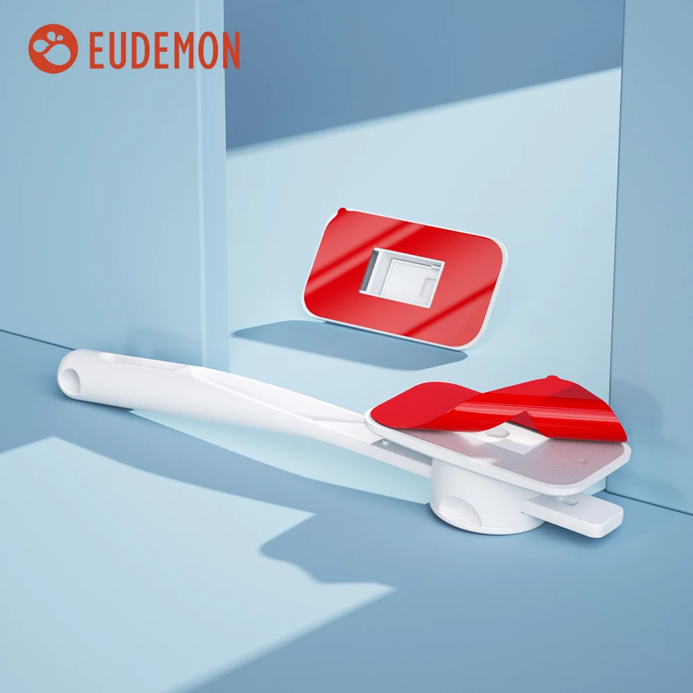 EUDEMON Child Proof Finger Pinch Guard Baby Door Stopper Door Latch Adjustable Door Lever Handle Lock for Pets Easy Entry cats thumbnail 3