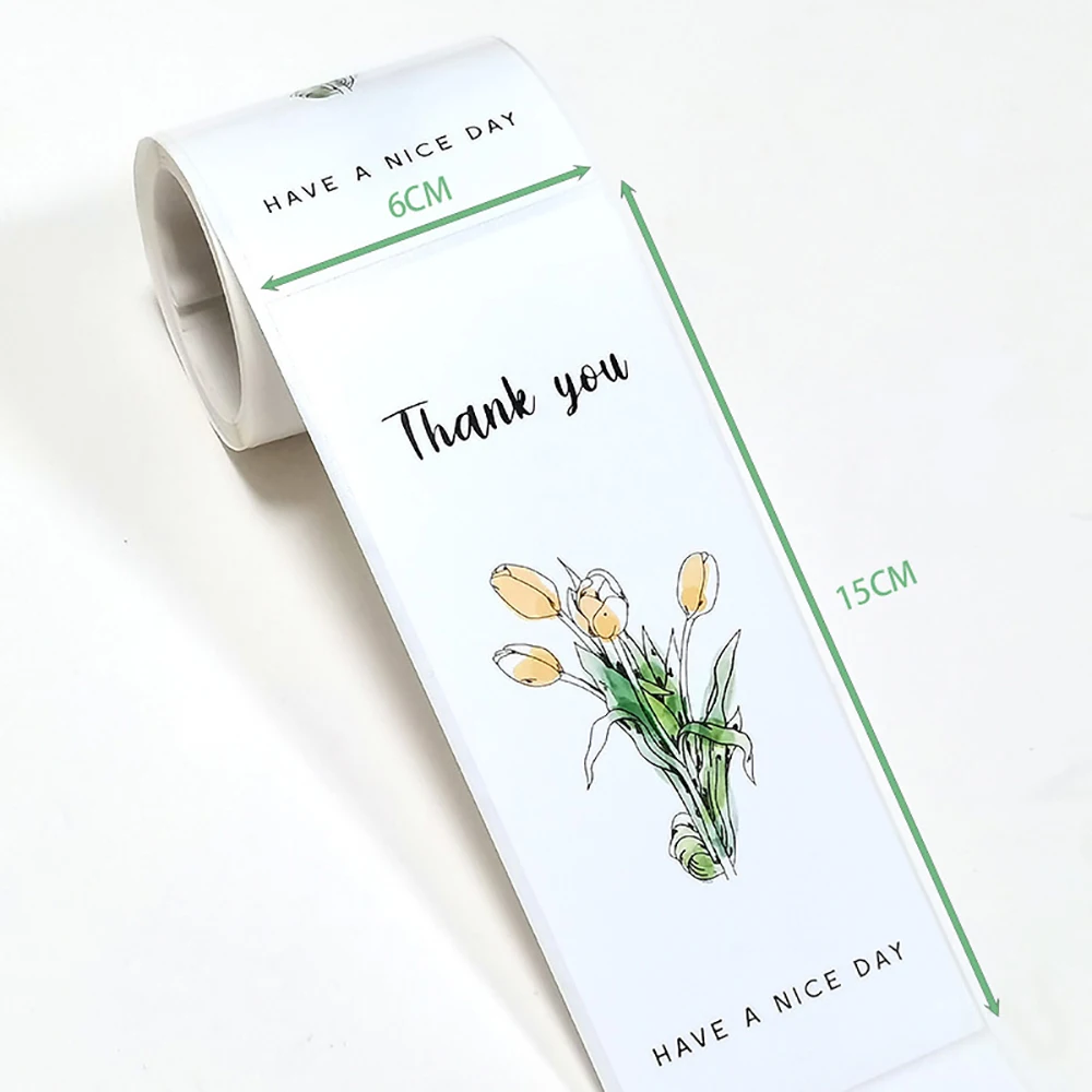50pcs 'Nice to Meet You Too' Thank You Stickers Small Business Handmade Merchandise Decoration Seals Labels for Online Store thumbnail 2