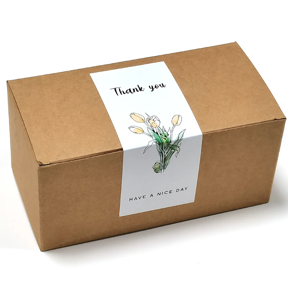 50pcs 'Nice to Meet You Too' Thank You Stickers Small Business Handmade Merchandise Decoration Seals Labels for Online Store thumbnail 6