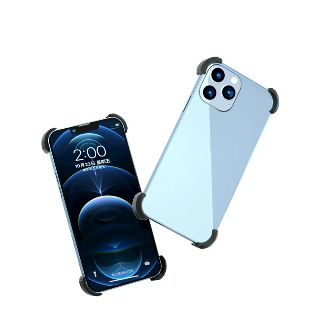 4 Pcs/Set Soft Silicone Corner Cover Anti Falling Protective Mobile Phone Guard Accessories For iPhone 13 12 ProMax Mini
