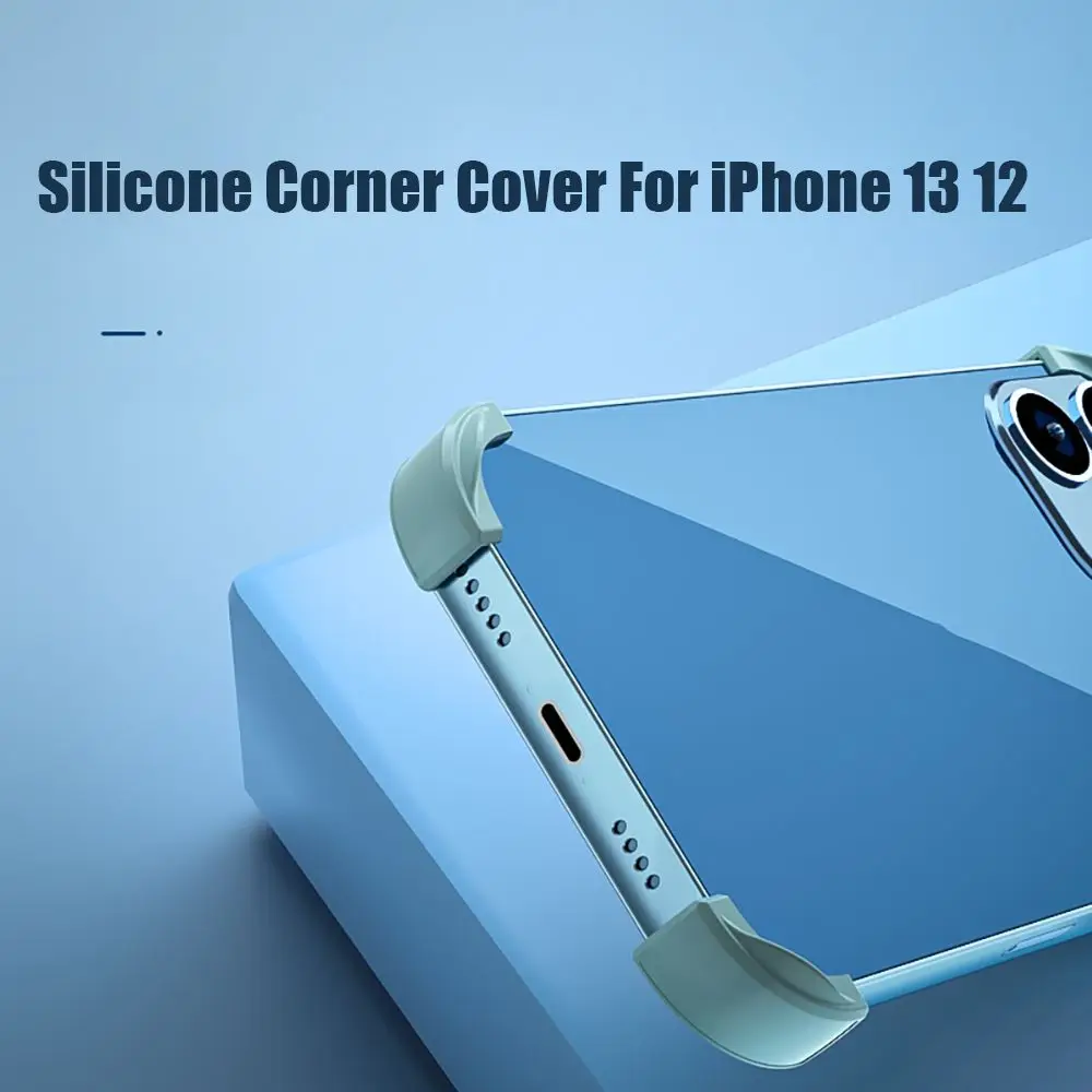4 Pcs/Set Soft Silicone Corner Cover Anti Falling Protective Mobile Phone Guard Accessories For iPhone 13 12 ProMax Mini thumbnail 2