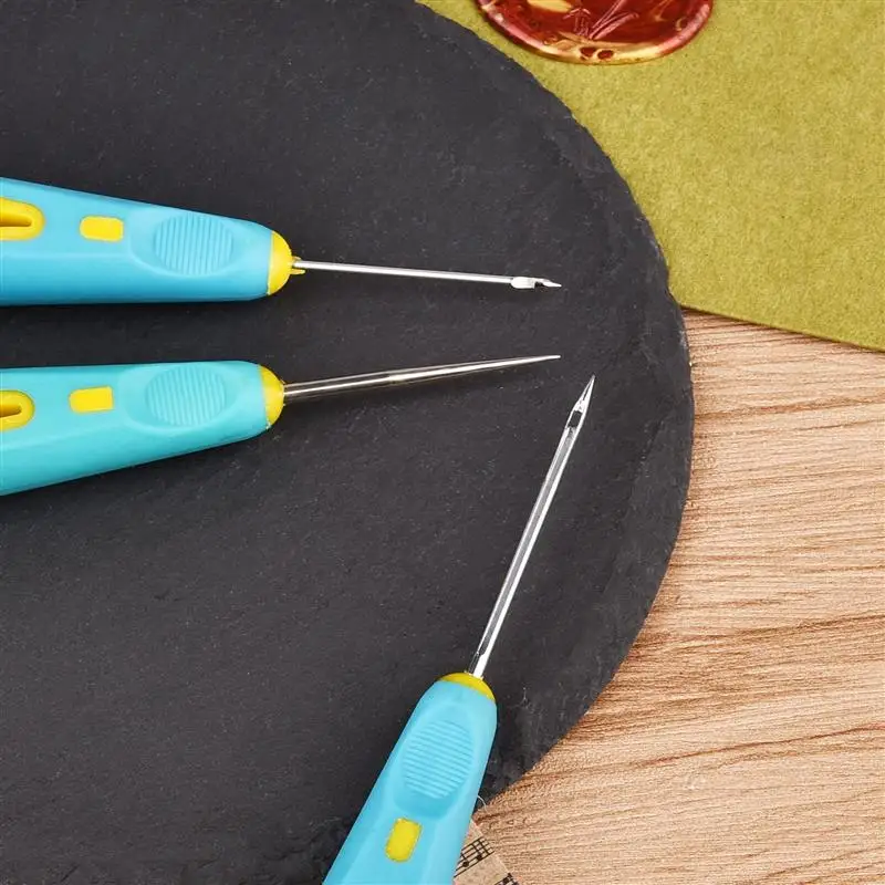 New Round Hole Cone For DIY Candle Mold Punch Tool Hand Drill Punch Needle Candle Wick Awl For Repair Shoe Sewing Practical Tool thumbnail 6