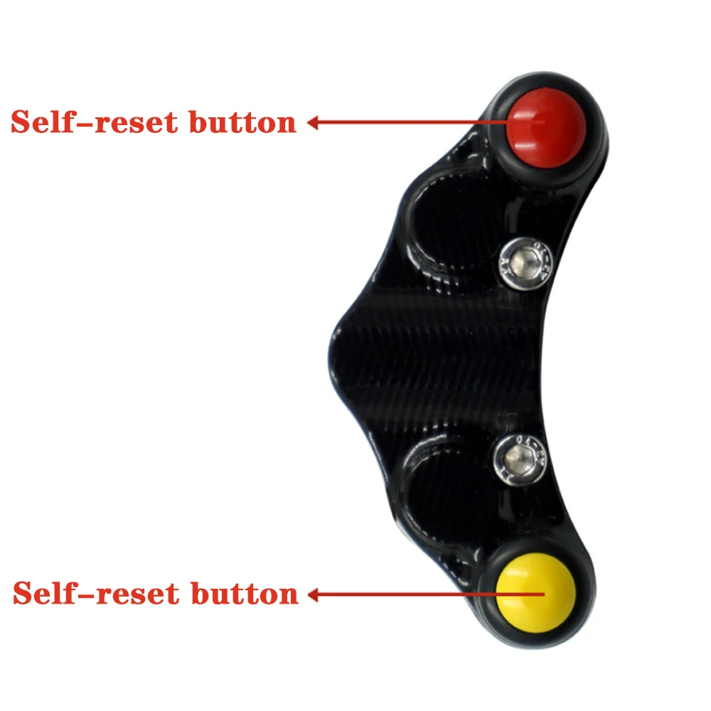 7/8" Universal Motorcycle Bike Handlebar Grip Horn Turn Signal Switch Control ABS 7-Button 22Mm ATVs Scooters Motorcycle Switch thumbnail 3