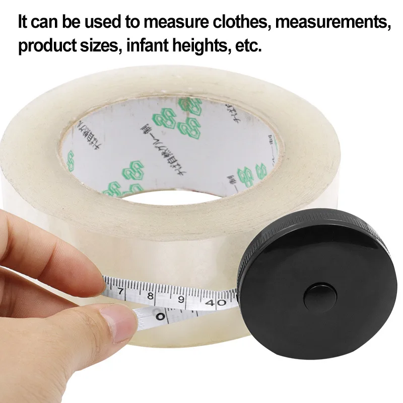150cm Mini Tape Meter Tape Tailor Ruler Keychain Measuring Tape Clothing Size Tape Measure Portable Sewing Tools Accessory thumbnail 4
