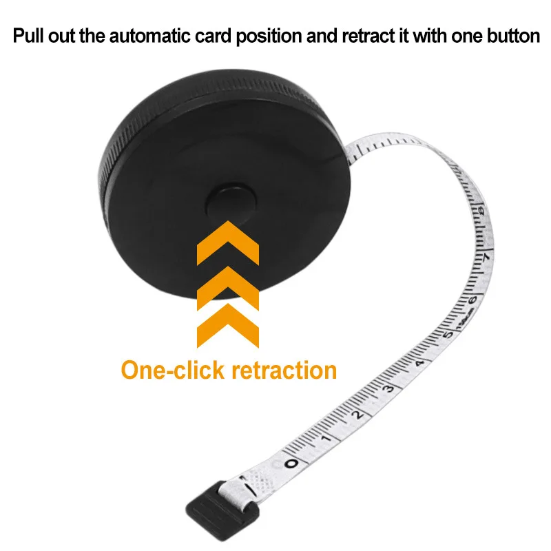 150cm Mini Tape Meter Tape Tailor Ruler Keychain Measuring Tape Clothing Size Tape Measure Portable Sewing Tools Accessory thumbnail 3