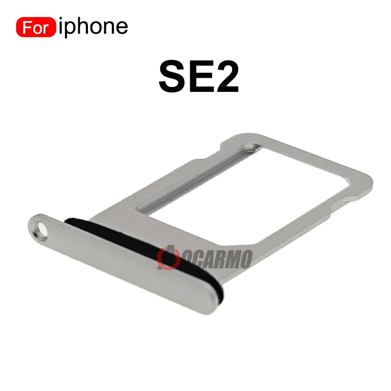 Aocarmo Sim Card For iPhone SE 2nd Generation SE2 SE3 SIM Tray Slot Holder Adapter Socket Replacement Parts Black White Red thumbnail 5