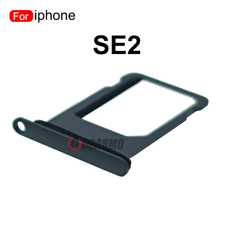 Aocarmo Sim Card For iPhone SE 2nd Generation SE2 SE3 SIM Tray Slot Holder Adapter Socket Replacement Parts Black White Red thumbnail 6